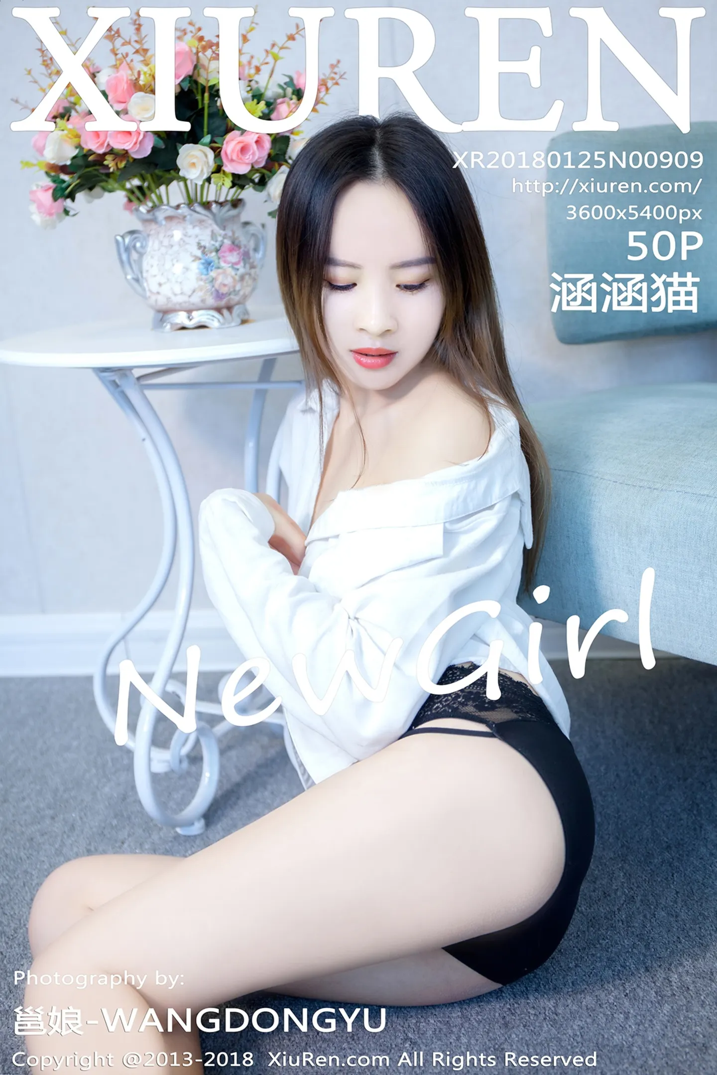 [XiuRen秀人网]No.909_嫩模涵涵猫全裸上身双手遮点无内黑丝裤袜透视诱惑写真50P-秀人网 - XiuRen.Pro